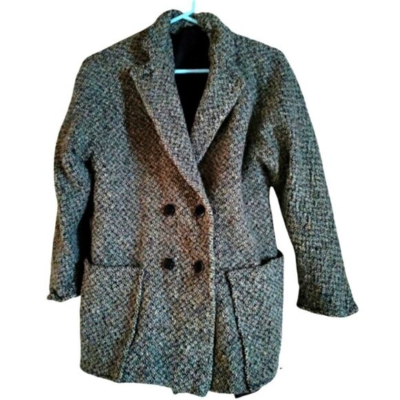 𝅺l.c. Mae Vintage Women's coat 70% wool, 30% nylon size S - Picture 1 of 5